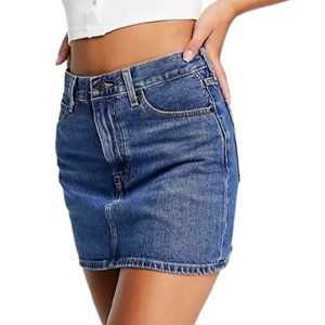 Levi's Orange Tag VINTAGE Womens Sz S Denim Blue jeans Mini Skirt